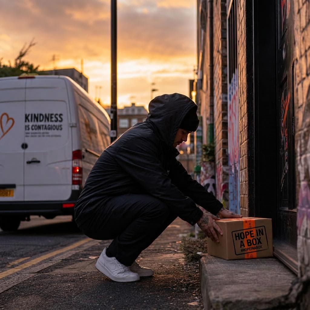 Streetwear styled photography of a gritty UK city alleyway